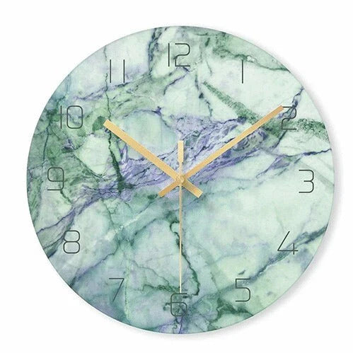 Olivia – Elegante Wanduhr mit Marmor-Optik