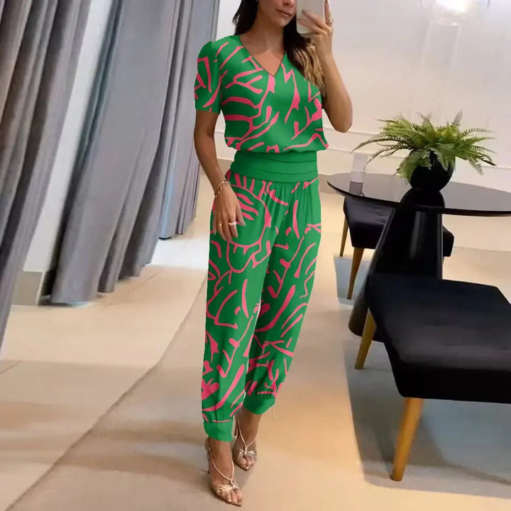 Variant image for Damen Jumpsuit Blau Größe M Polyester Eleganter Overall für Sommer-21