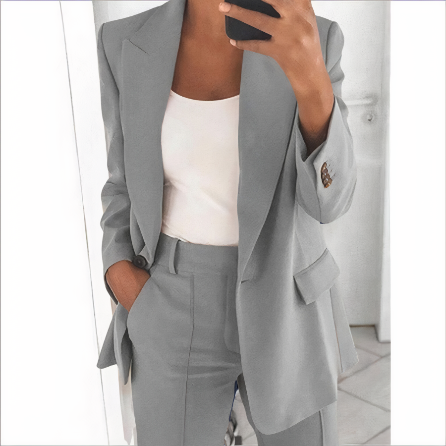 Variant image for Damen Blazer Schwarz Größe M Polyester Set für Eleganz und Komfort-36