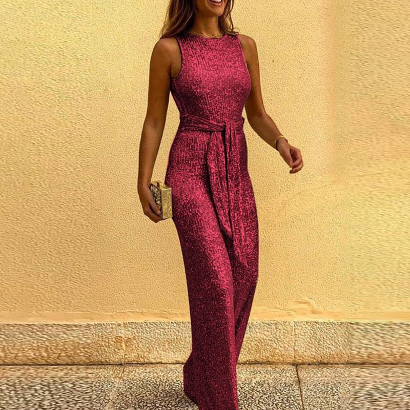 Variant image for Damen Jumpsuit Schwarz Größe M Polyester Festlich Elegant für Hochzeit-21