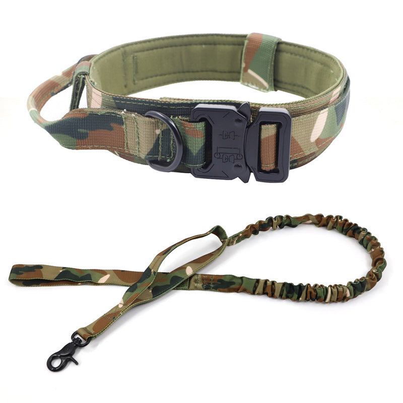 K9 TacticalPro – Verstellbares Hundehalsband mit Leine, Perfekt für Training und Outdoor-Aktivitäten