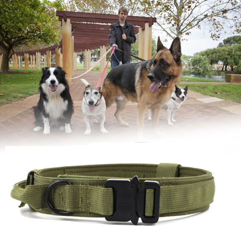 K9 TacticalPro – Verstellbares Hundehalsband mit Leine, Perfekt für Training und Outdoor-Aktivitäten