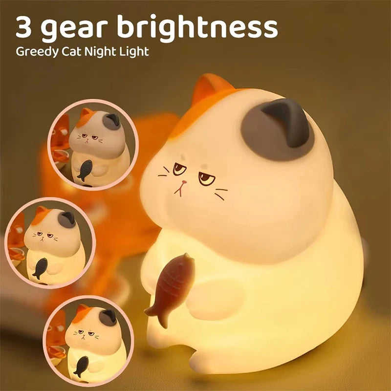 LumiKat – Wiederaufladbare LED-Kinderlampe mit Farbwechsel