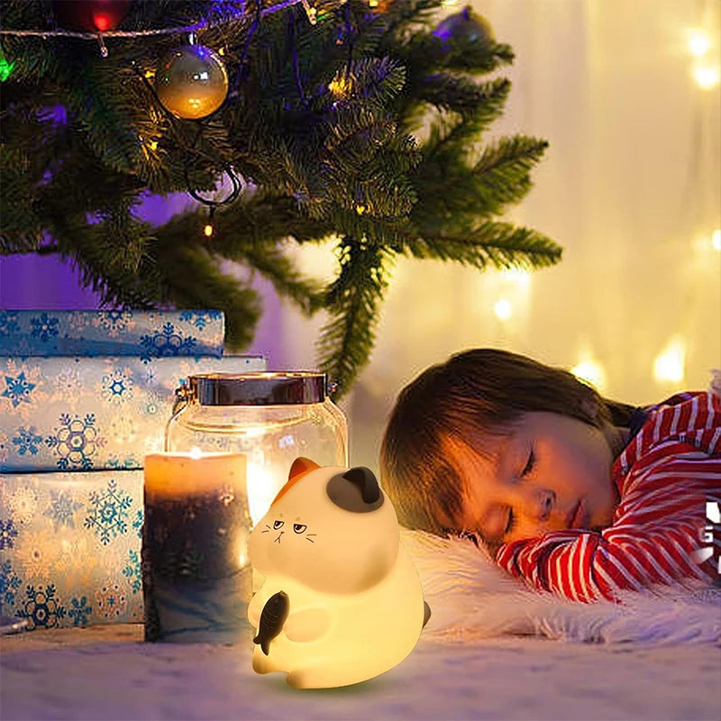 LumiKat – Wiederaufladbare LED-Kinderlampe mit Farbwechsel