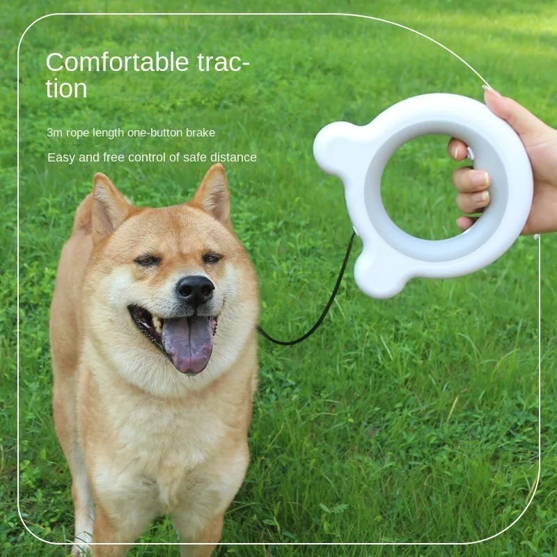 3m LED-Hundeleine – Automatisch einziehbare Leine für Hunde