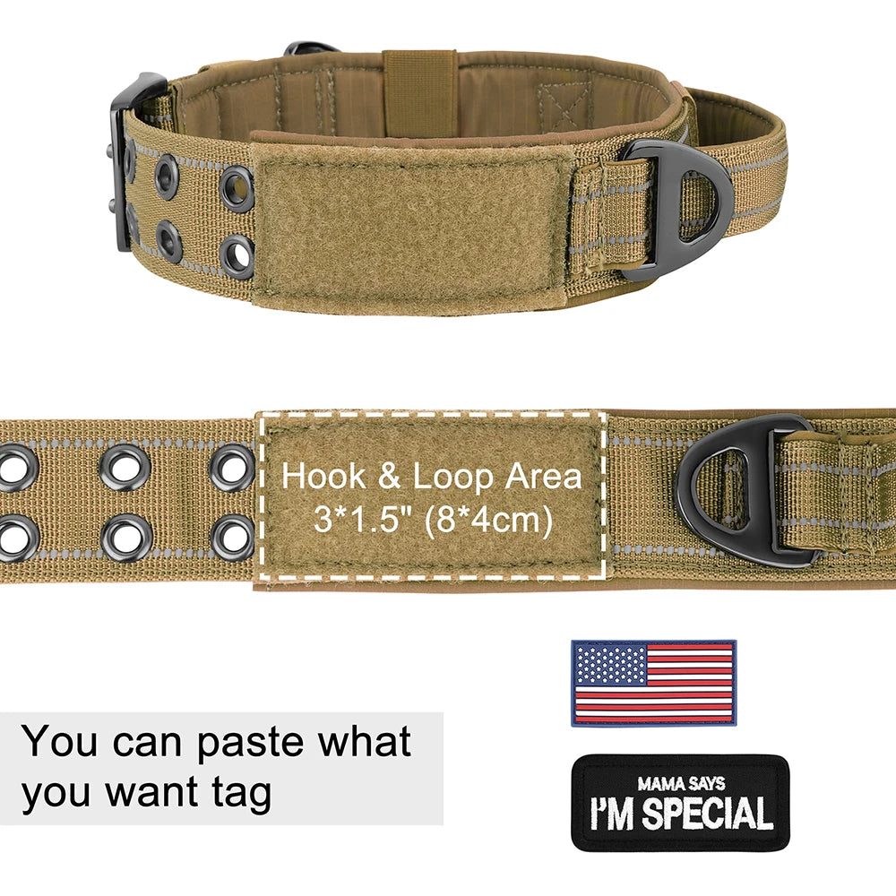 PawTactic Militärischer Hundehalsband