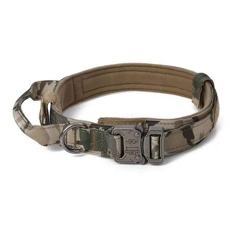 K9Control - Taktisches Hundehalsband mit Griff für mittlere und große Hunde