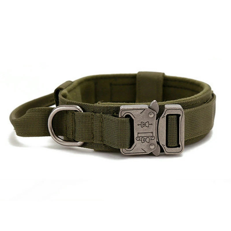 K9Control - Taktisches Hundehalsband mit Griff für mittlere und große Hunde