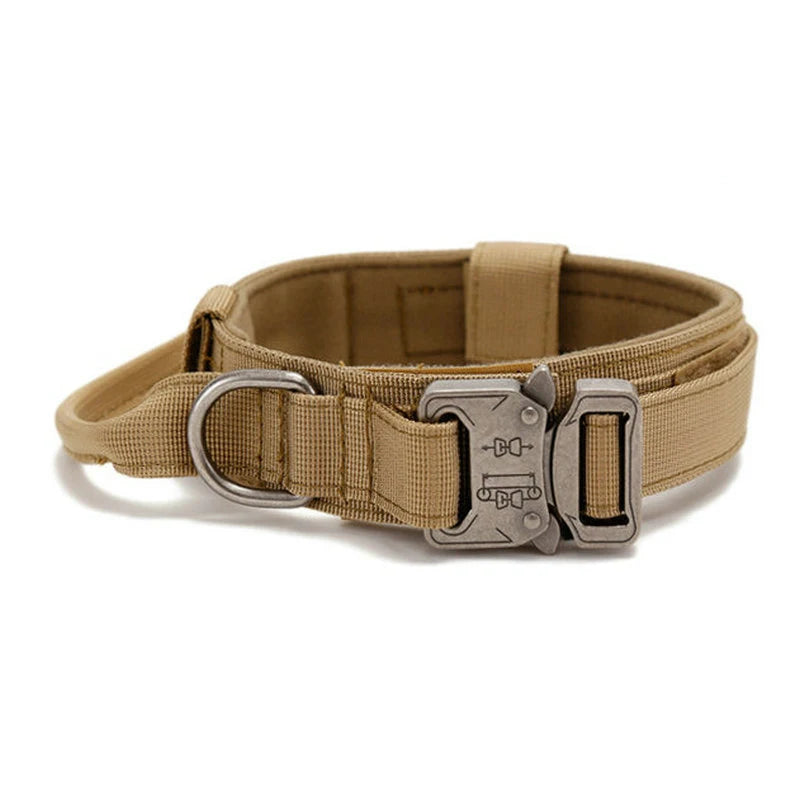 K9Control - Taktisches Hundehalsband mit Griff für mittlere und große Hunde