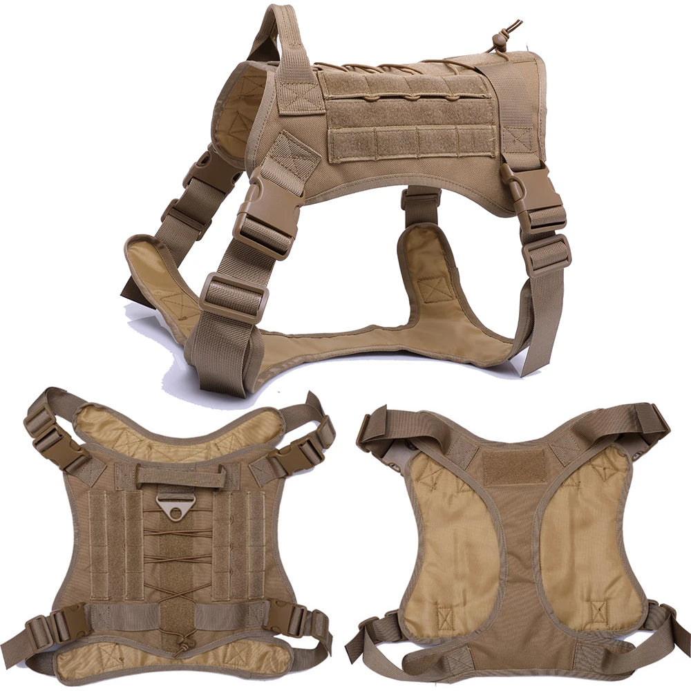 K9 Tactical Hundegeschirr mit Leine – Robustes Military-Set für Training und Kontrolle
