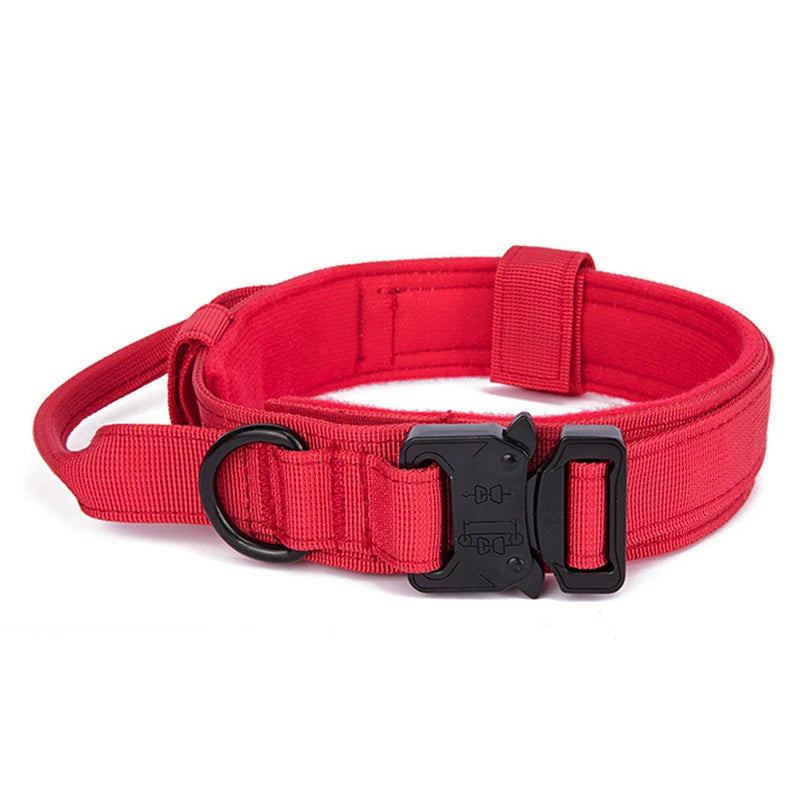 K9Control - Taktisches Hundehalsband mit Griff für mittlere und große Hunde