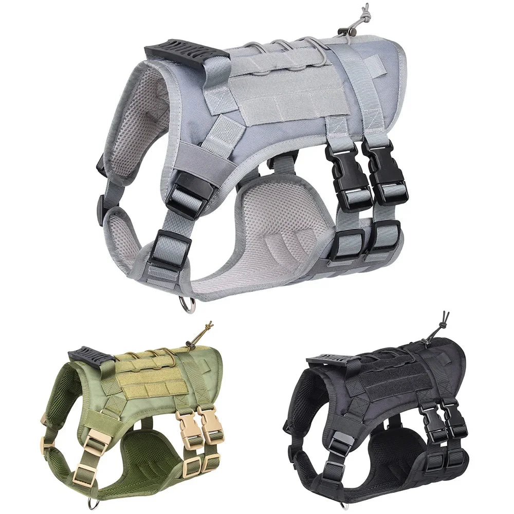TactiGuard - Multifunktionales Taktisches Hundegeschirr für mittlere und große Hunde