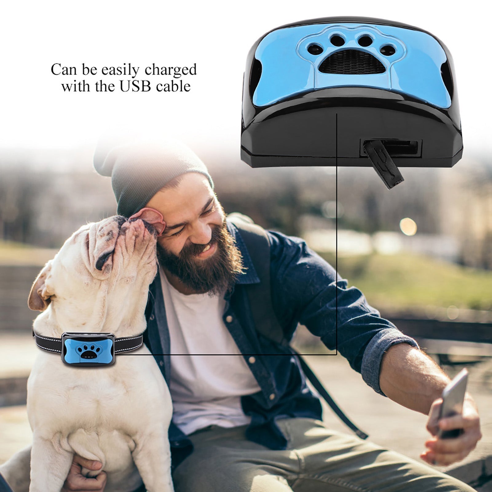 BellMeister – Vibrations-Anti-Bell-Halsband für Gøende Hunde