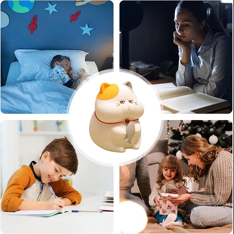 LumiKat – Wiederaufladbare LED-Kinderlampe mit Farbwechsel