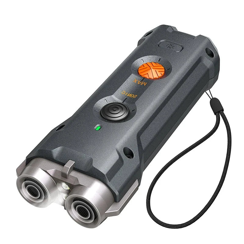 DogSafe Ultraschall Hundeabwehr – 2-in-1 Anti-Bell &amp; Trainingsgerät mit LED-Licht