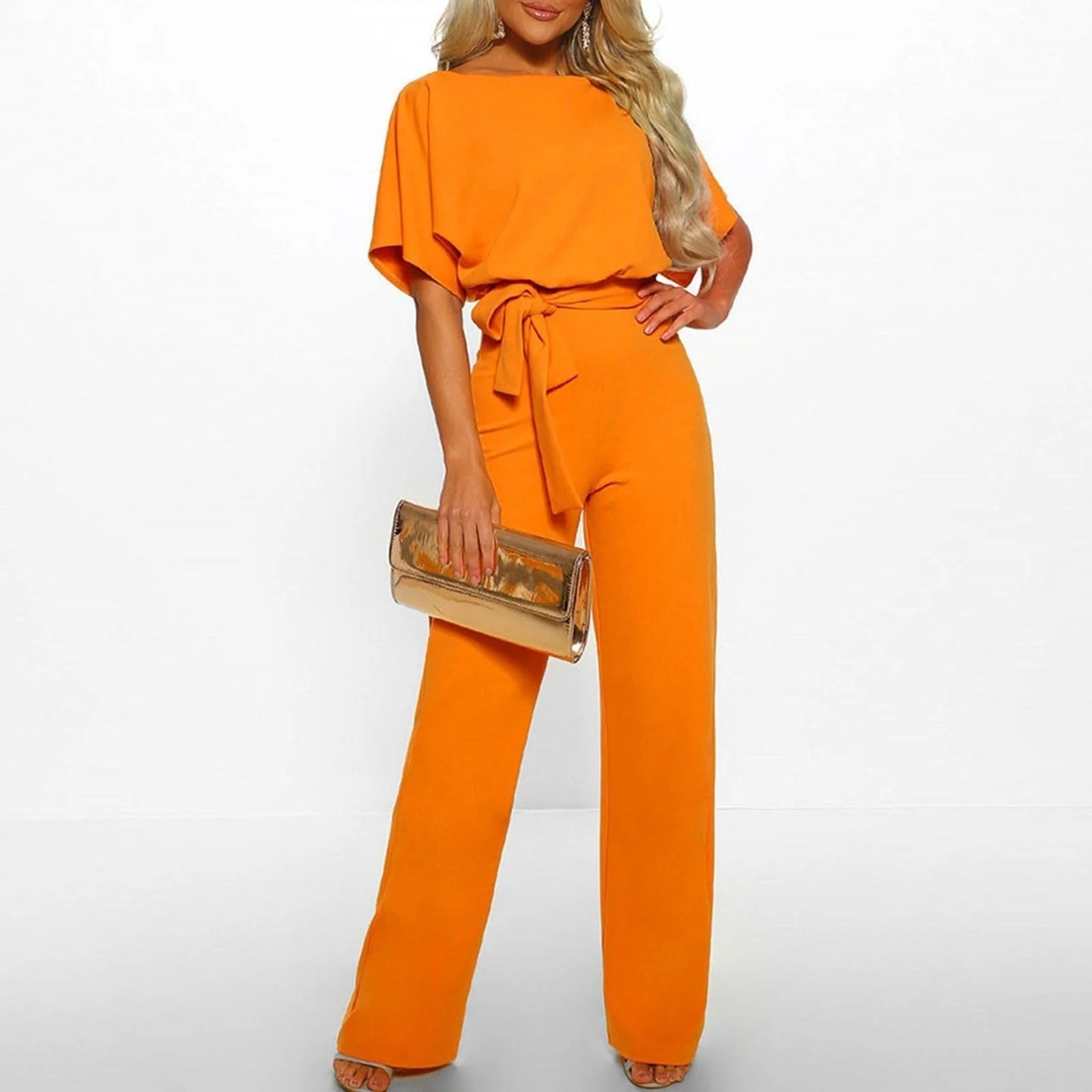 Variant image for Damen Jumpsuit Schwarz Größe S Polyester Elegant Festlich Hochzeitsoutfit-13