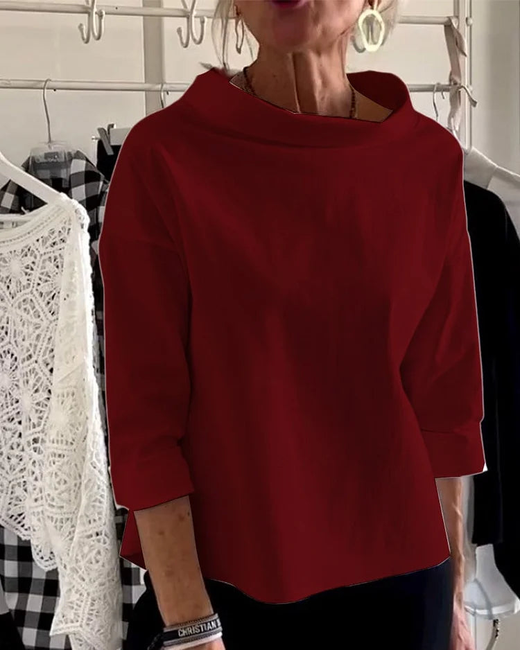 Variant image for Damen Top Beige Größe M Baumwolle-Polyester-31