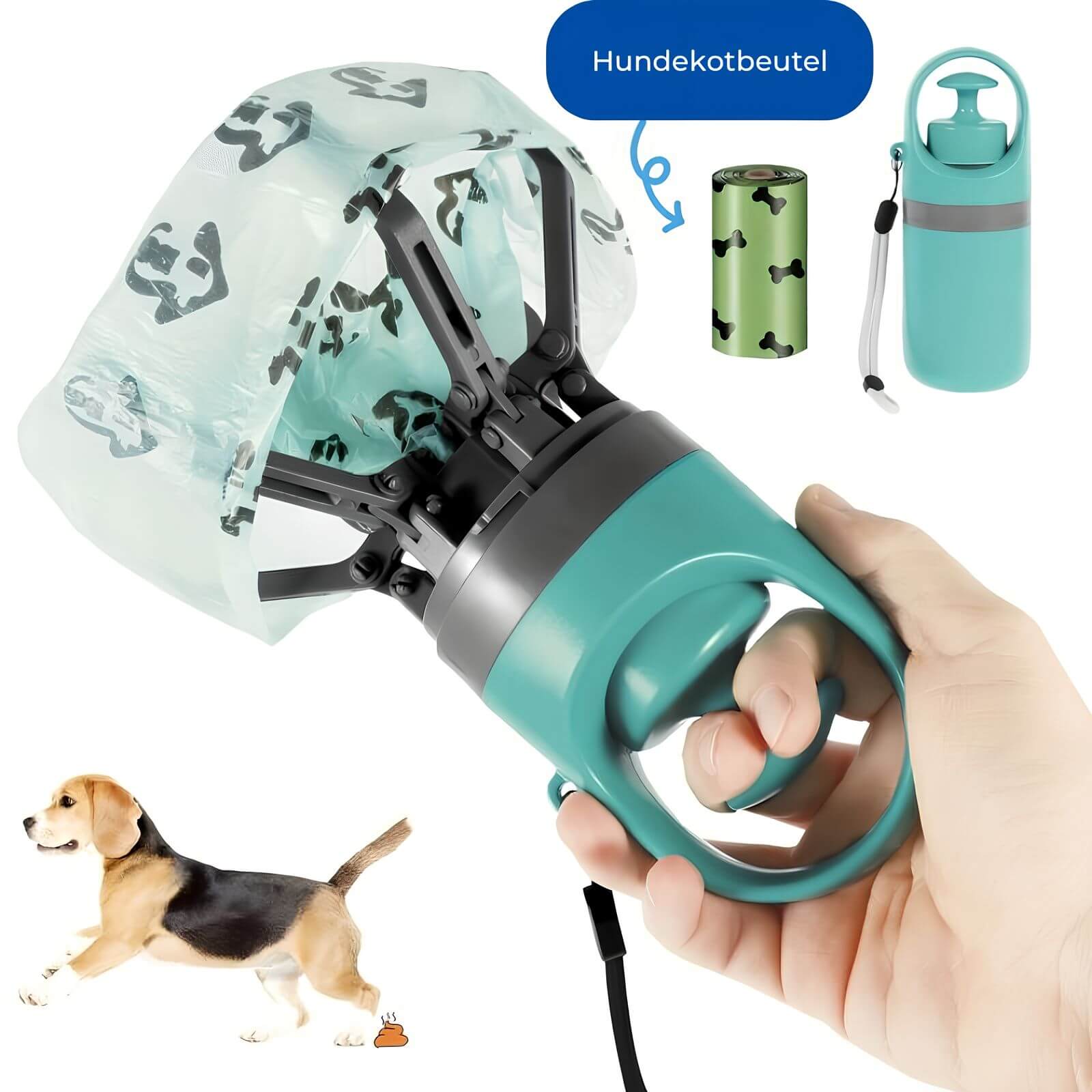 EasyScoop – Tragbare Hundekotschaufel für hygienische Entsorgung