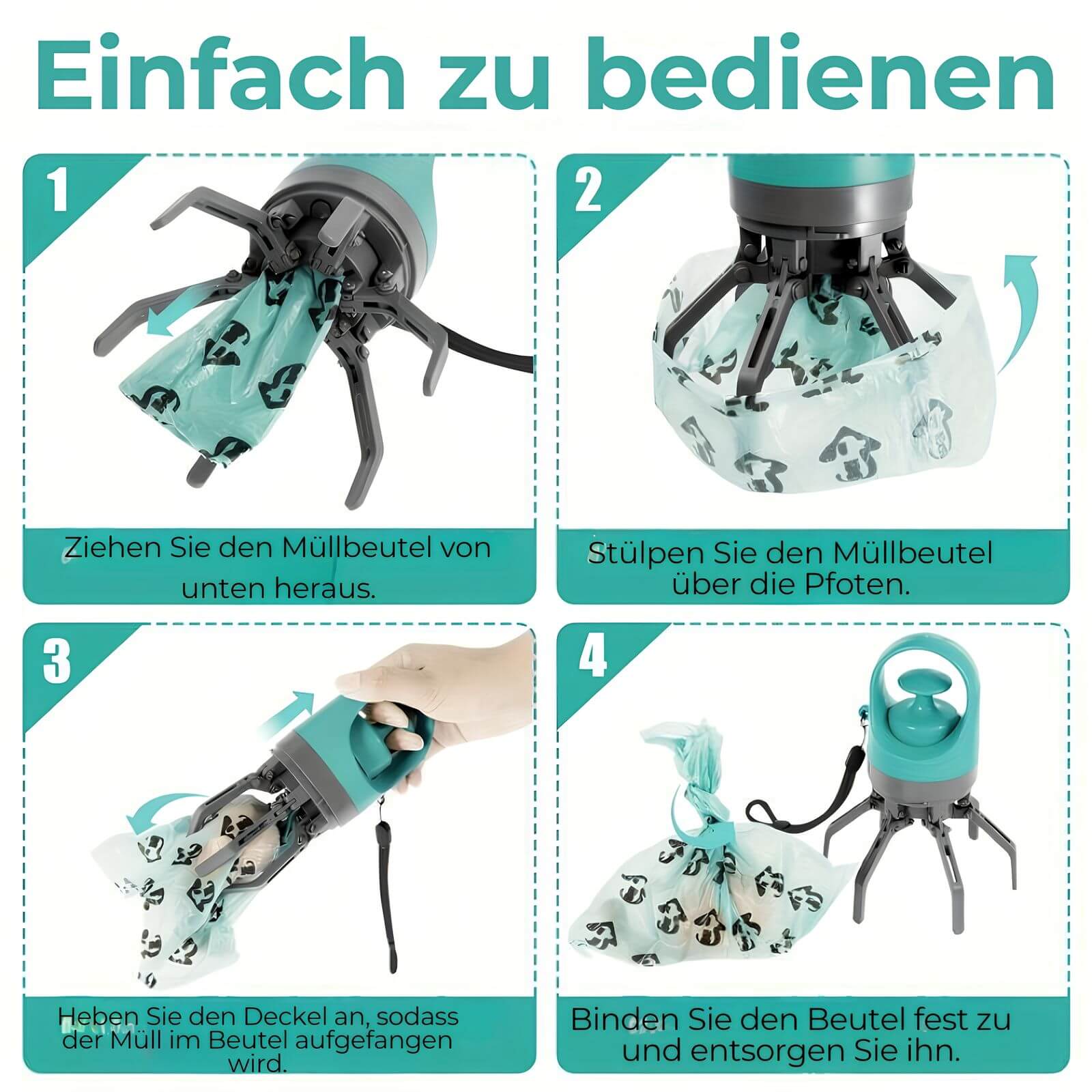 EasyScoop – Tragbare Hundekotschaufel für hygienische Entsorgung