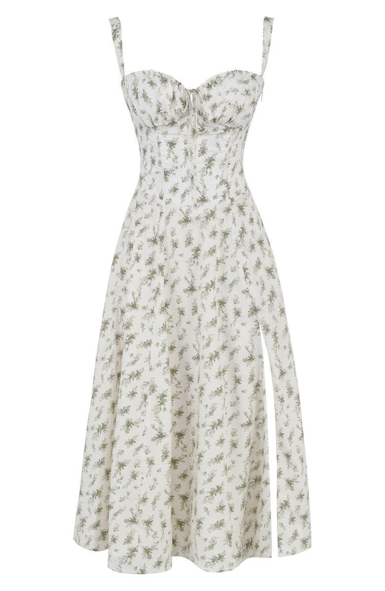 Elegantes Damen Midikleid mit Korsett-Oberteil Virella