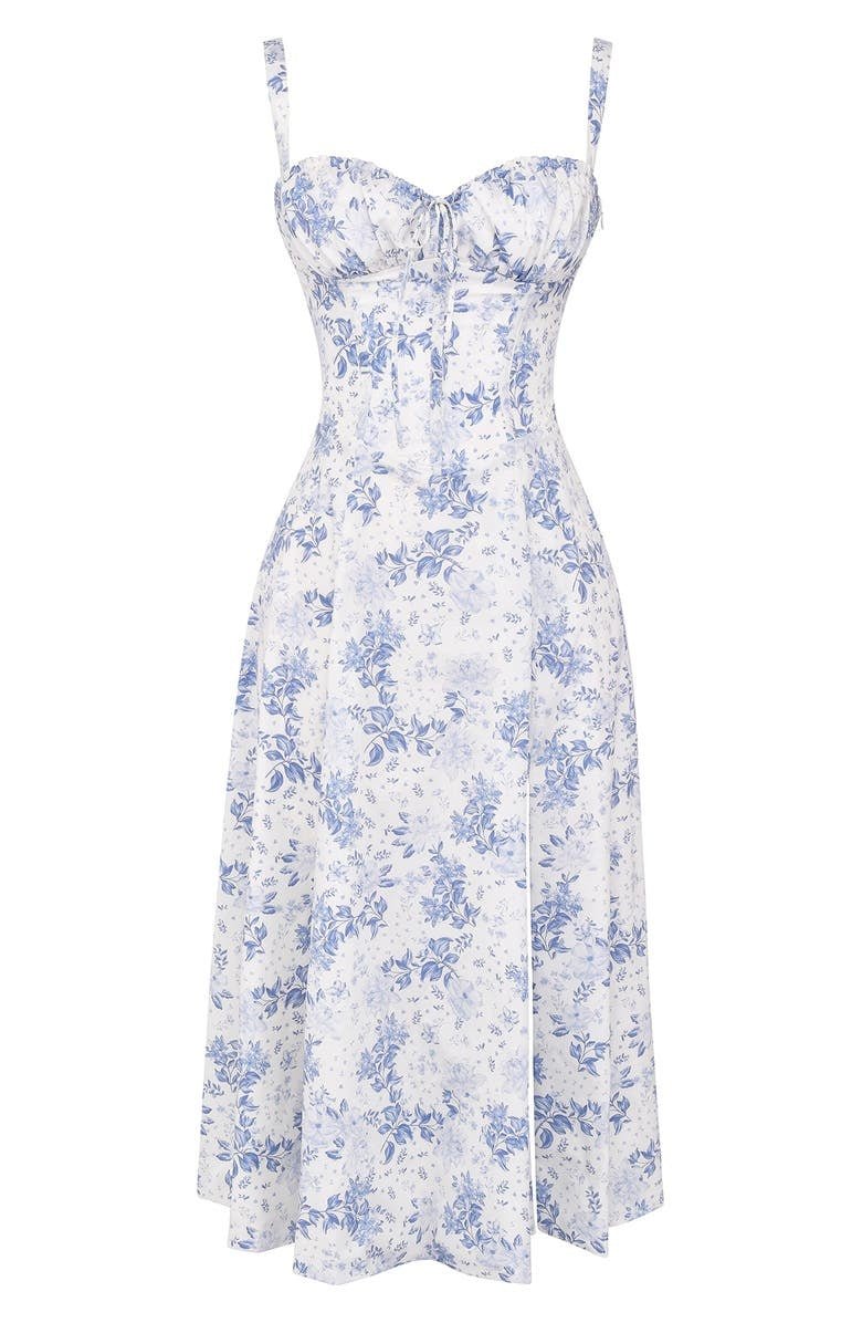 Elegantes Damen Midikleid mit Korsett-Oberteil Virella