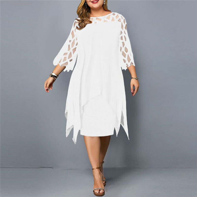 Elegantes Midikleid für Damen in Plus Size – Liora